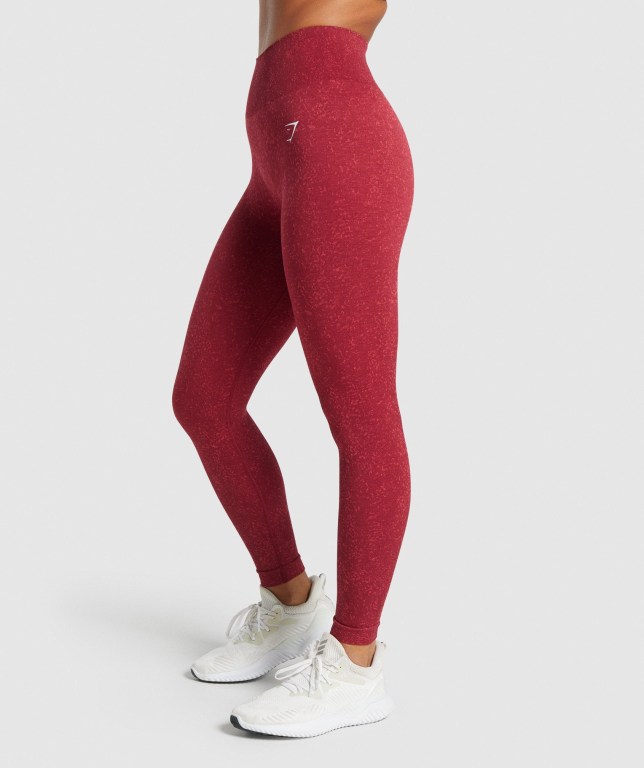 Leggins Gymshark Adapt Fleck Seamless Mujer Vino | ktEAREH7299