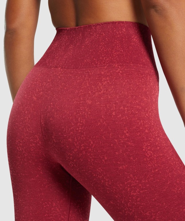 Leggins Gymshark Adapt Fleck Seamless Mujer Vino | ktEAREH7299