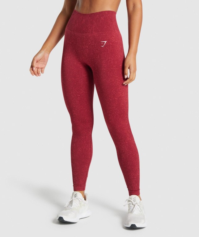 Leggins Gymshark Adapt Fleck Seamless Mujer Vino | ktEAREH7299