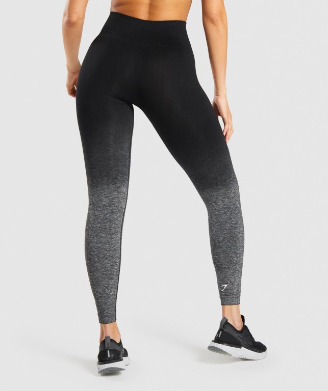 Leggins Gymshark Adapt Ombre Seamless Mujer Negros Negros | HIL7joFUpDW