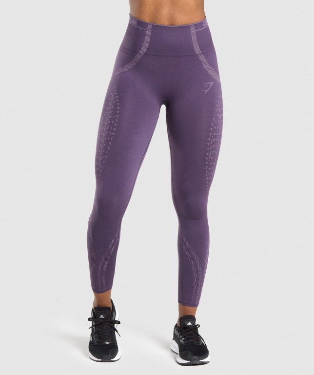 Leggins Gymshark Apex Seamless Mujer Morados Morados Claro | sGfuIbUIzSt