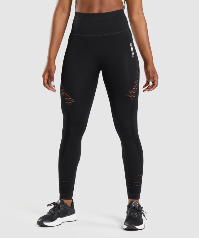 Leggins Gymshark Energy Seamless Mujer Negros | PpxE1F8s8kL