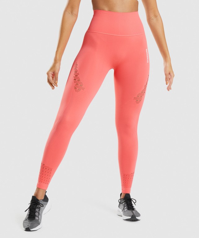 Leggins Gymshark Energy Seamless Mujer Rosas | V3xksWlo9aI