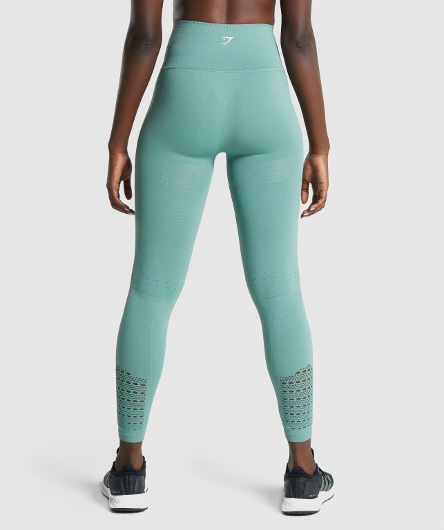 Leggins Gymshark Energy Seamless Mujer Verdes Claro | 84OLZXaGVOW