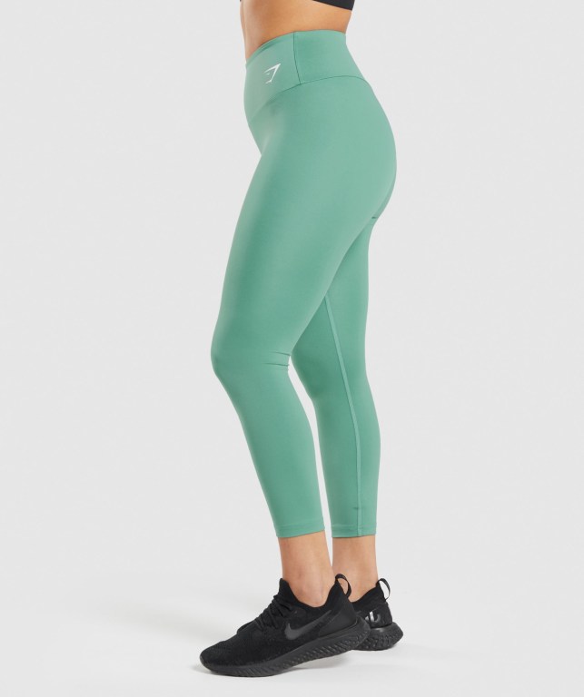 Leggins Gymshark Entrenamiento 7/8 Mujer Verdes | PGGYST2HrHr