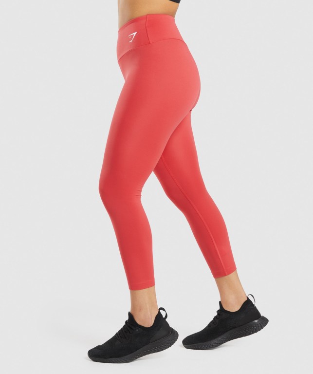 Leggins Gymshark Entrenamiento 7/8 Mujer Rojos | Shlg3D6tgFe