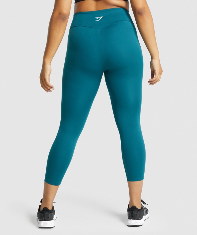 Leggins Gymshark Entrenamiento 7/8 Mujer Turquesa | Y6dnJirfa5t