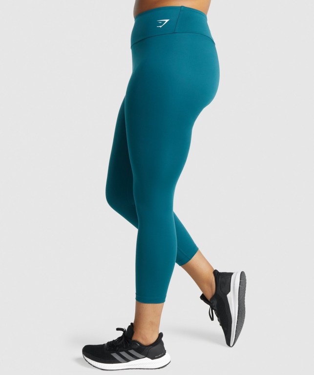 Leggins Gymshark Entrenamiento 7/8 Mujer Turquesa | Y6dnJirfa5t