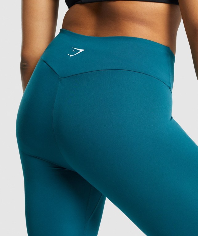 Leggins Gymshark Entrenamiento 7/8 Mujer Turquesa | Y6dnJirfa5t