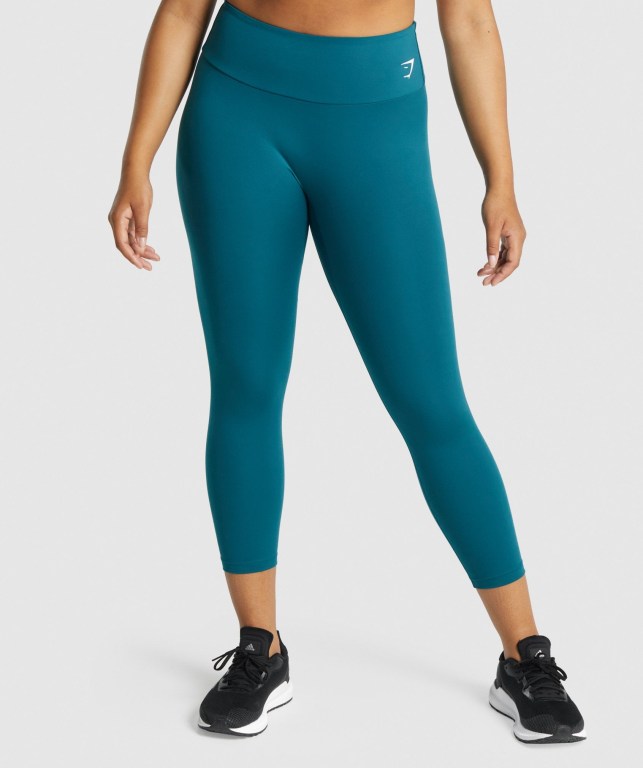 Leggins Gymshark Entrenamiento 7/8 Mujer Turquesa | Y6dnJirfa5t