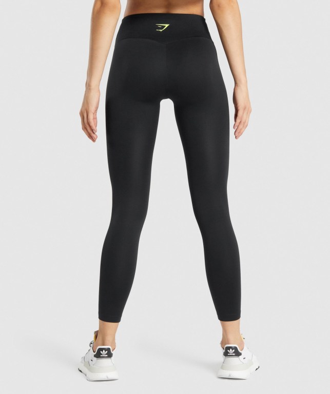 Leggins Gymshark Entrenamiento Graphic Mujer Negros | ZoXKub9c7lA