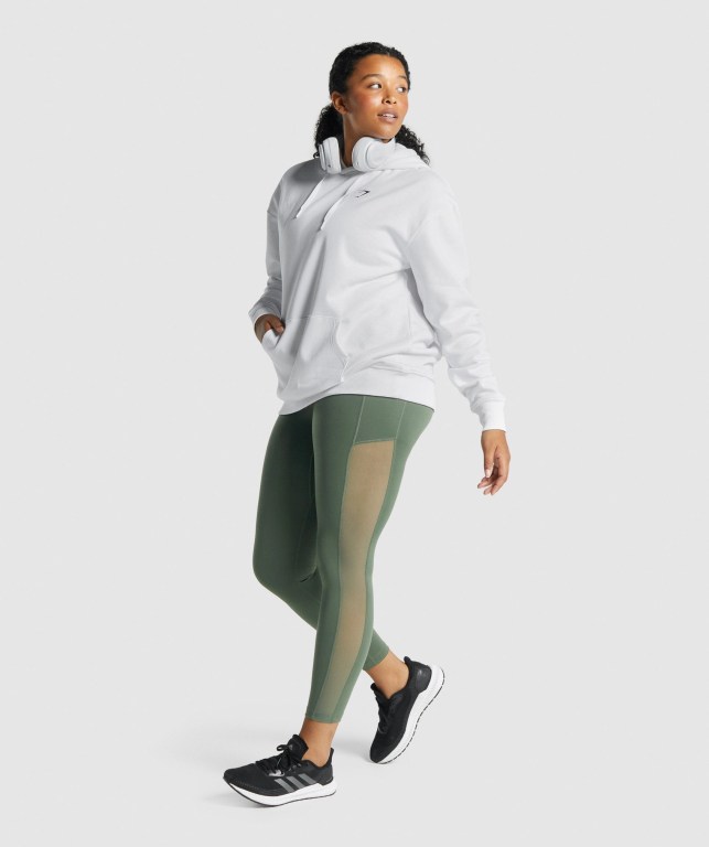 Leggins Gymshark Entrenamiento Mesh Pocket Mujer Verdes | sIxowEVCEPD