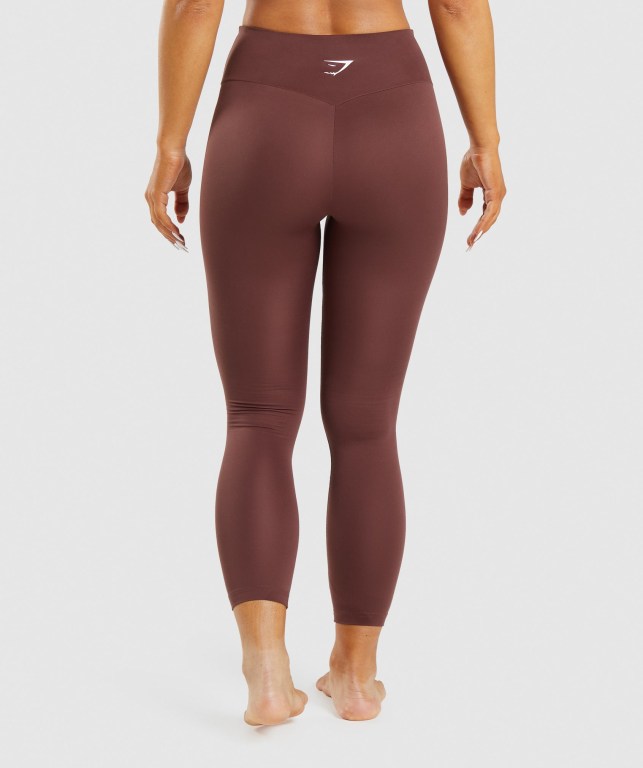 Leggins Gymshark Entrenamiento Mujer Rosas Marrom | hsyGt2m2SCt