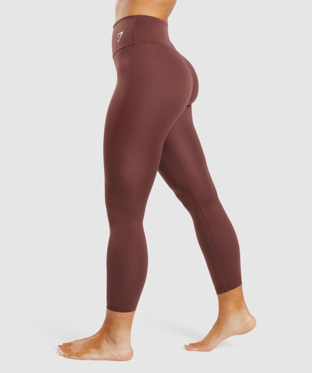 Leggins Gymshark Entrenamiento Mujer Rosas Marrom | hsyGt2m2SCt