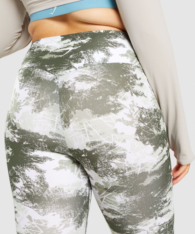 Leggins Gymshark Entrenamiento Mujer Verdes Camuflados | 1ygq6GqabMS