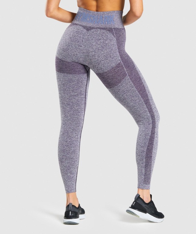 Leggins Gymshark Flex Mujer Morados | 3Mzf46Gsdds