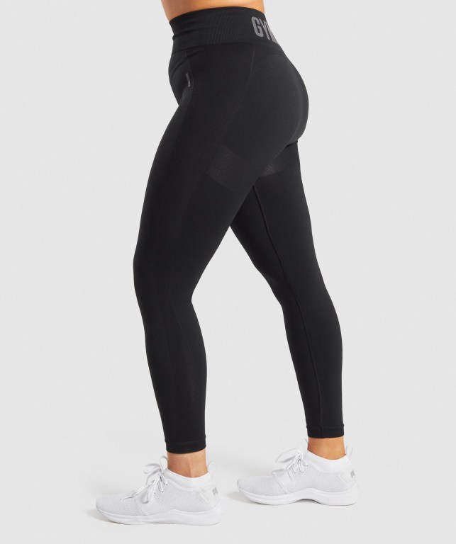 Leggins Gymshark Flex Mujer Negros Grises | bG4be1HGcGx