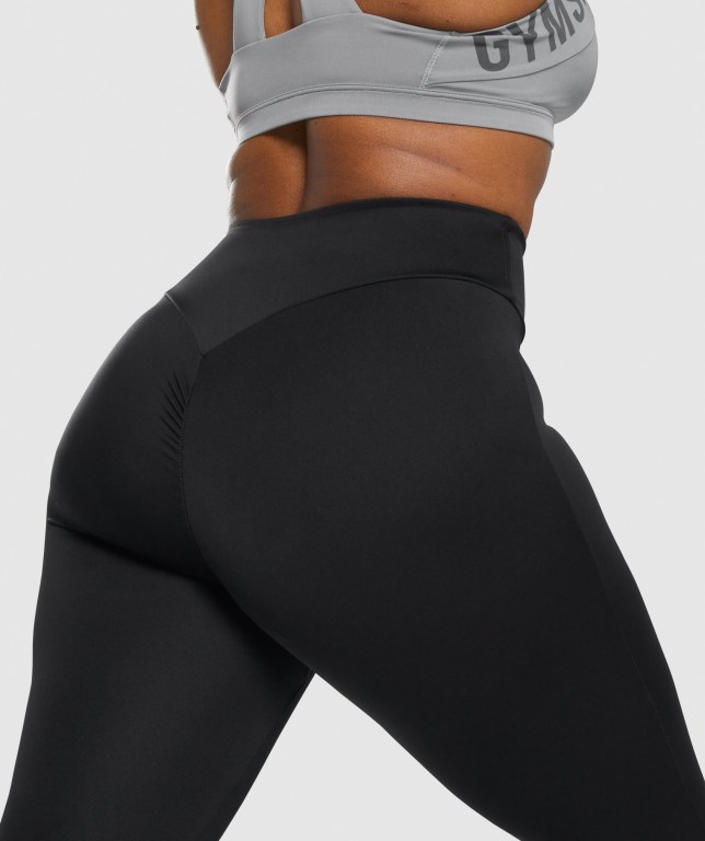 Leggins Gymshark GS Power Mujer Negros | x8TmlsB24ba