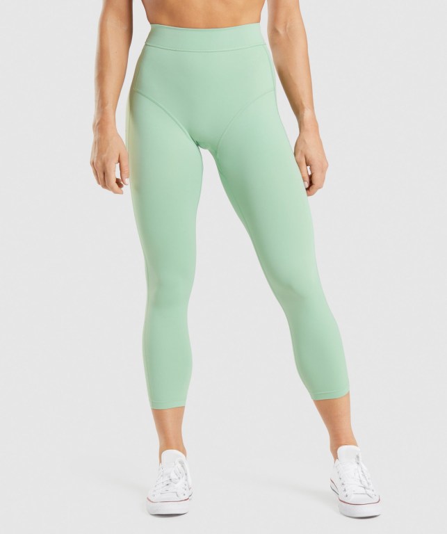 Leggins Gymshark KK Fit 7/8 Mujer Verdes | QdPOnagv63i