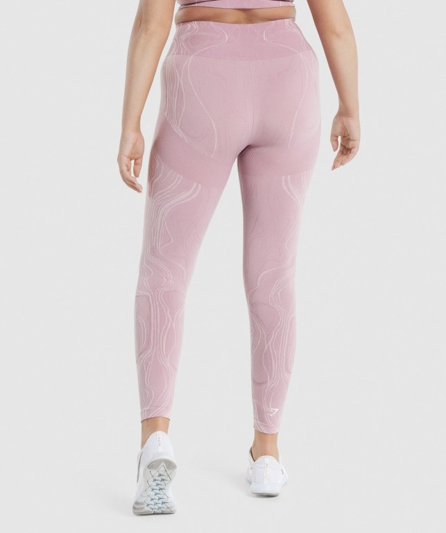 Leggins Gymshark Mercury Seamless Mujer Morados Claro | LFpAgukpkSC