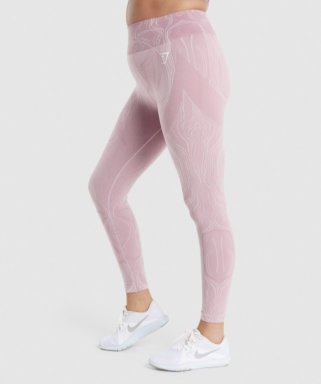 Leggins Gymshark Mercury Seamless Mujer Morados Claro | LFpAgukpkSC