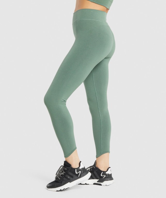 Leggins Gymshark Pause Seamless Mujer Verdes | rlNLJlPf7Qv