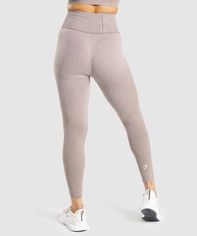 Leggins Gymshark Vital Rise Seamless Mujer Grises Marrom | 1d43aydcYHK