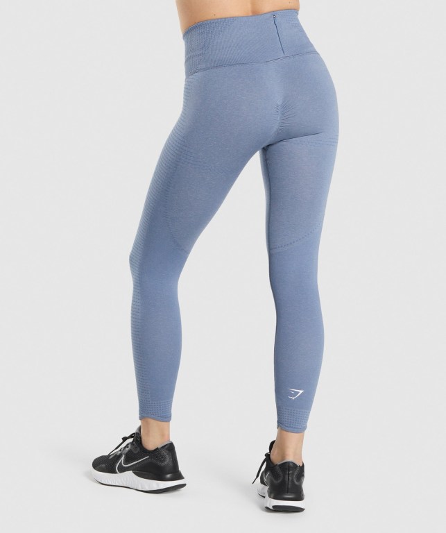 Leggins Gymshark Vital Rise Seamless Mujer Azules | jphlhGiU4hY