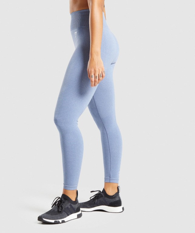 Leggins Gymshark Vital Seamless 2.0 Mujer Azules | QcAHaKe3fra