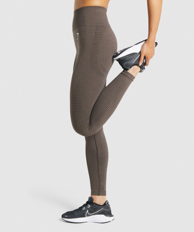 Leggins Gymshark Vital Seamless 2.0 Mujer Marrom | RS8L4hF9eZZ