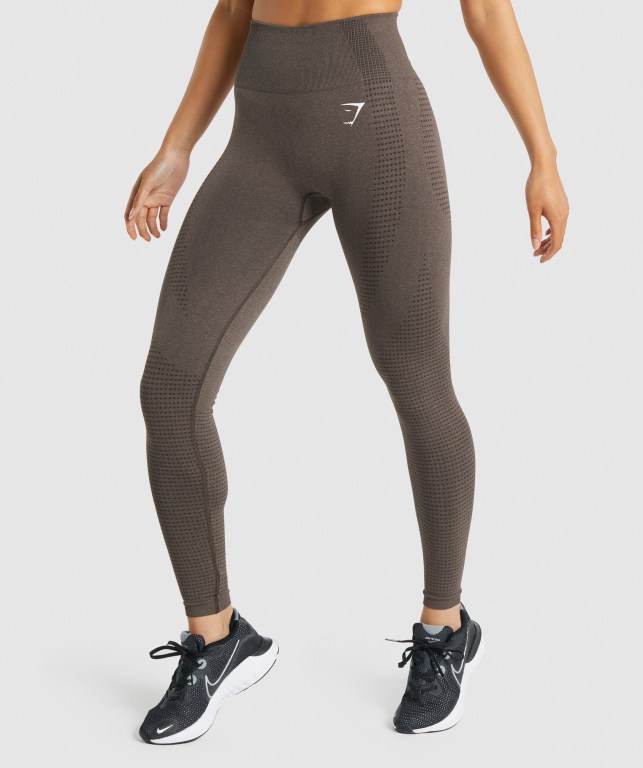 Leggins Gymshark Vital Seamless 2.0 Mujer Marrom | RS8L4hF9eZZ