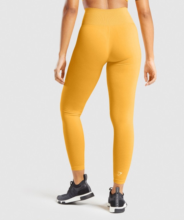 Leggins Gymshark Vital Seamless 2.0 Mujer Amarillos | V33VDXlgQKp