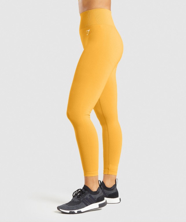 Leggins Gymshark Vital Seamless 2.0 Mujer Amarillos | V33VDXlgQKp