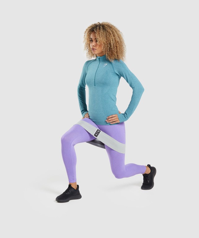 Leggins Gymshark Vital Seamless 2.0 Mujer Morados Claro | WzAoRKMXueJ