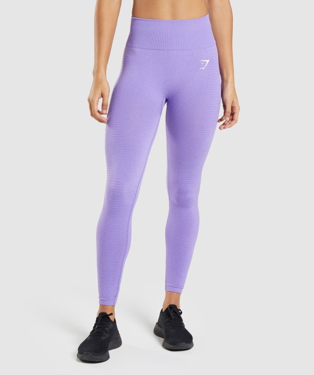 Leggins Gymshark Vital Seamless 2.0 Mujer Morados Claro | WzAoRKMXueJ