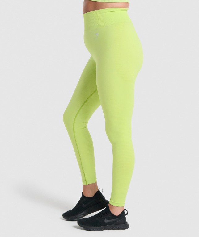 Leggins Gymshark Vital Seamless 2.0 Mujer Amarillos | k4SwOXqSMWV