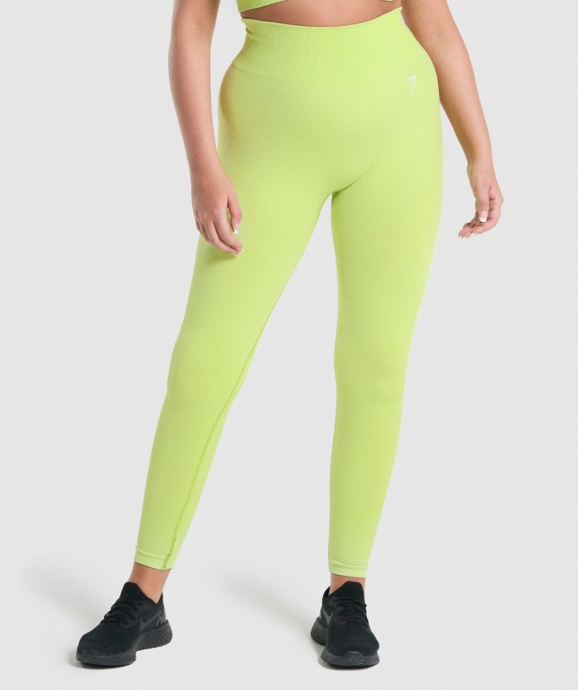 Leggins Gymshark Vital Seamless 2.0 Mujer Amarillos | k4SwOXqSMWV