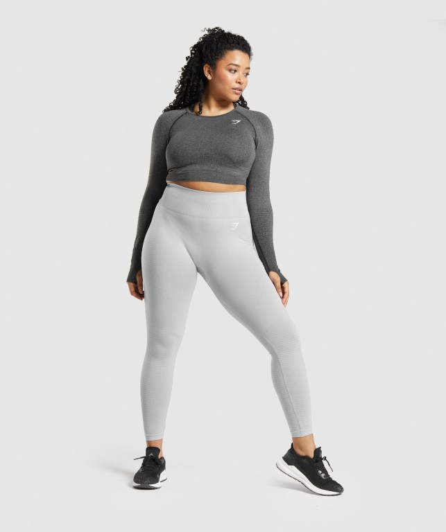 Leggins Gymshark Vital Seamless 2.0 Mujer Grises Claro | w4ssZy72Wsa