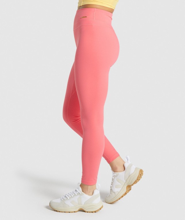 Leggins Gymshark Whitney High Rise Mujer Rosas | hPiFyMOlYOE