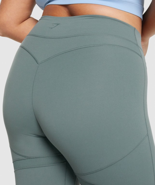 Leggins Gymshark Whitney Mesh Mujer Verdes | KSggzU4QfBE