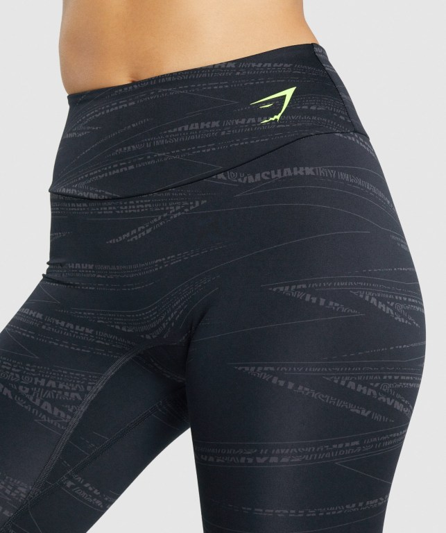 Leggins Gymshark Zone Graphic Mujer Negros Grises | xnJzlD7xrFT