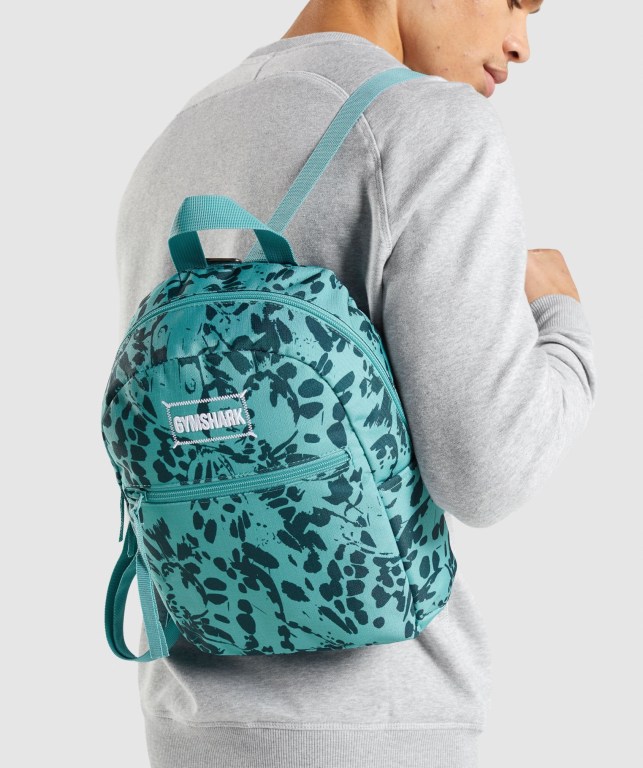 Mochilas Gymshark Adapt Animal Graphic Mini Lifestyle Mujer Turquesa | IkDgnYL9gfy