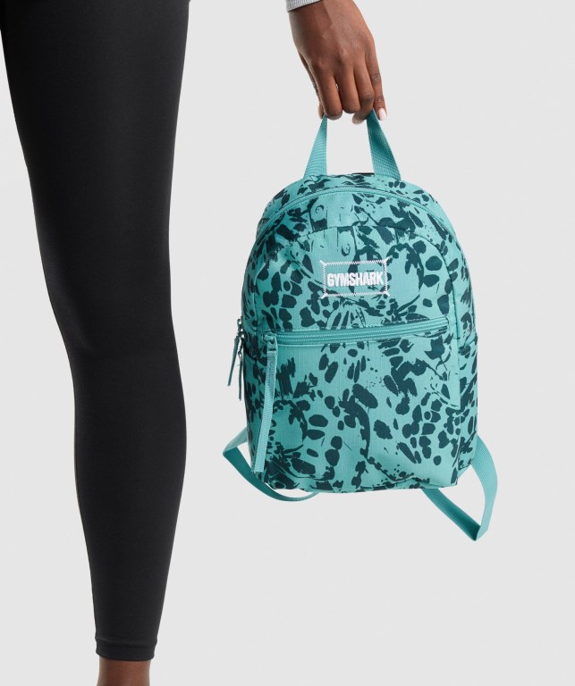 Mochilas Gymshark Adapt Animal Graphic Mini Lifestyle Mujer Turquesa | IkDgnYL9gfy