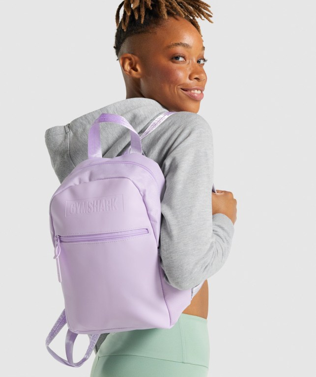 Mochilas Gymshark Everyday Mini Mujer Morados Claro | HlXDK9CEMYa