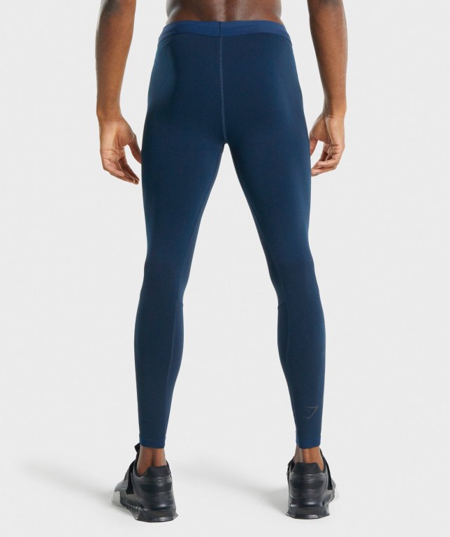 Pantalones Jogger Gymshark 315 Tights Hombre Azul Marino | P9kj8JcaTjz