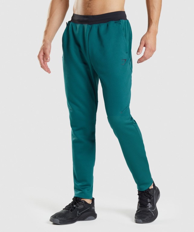 Pantalones Jogger Gymshark Apex Hombre Turquesa | KUCbOVPV4b9