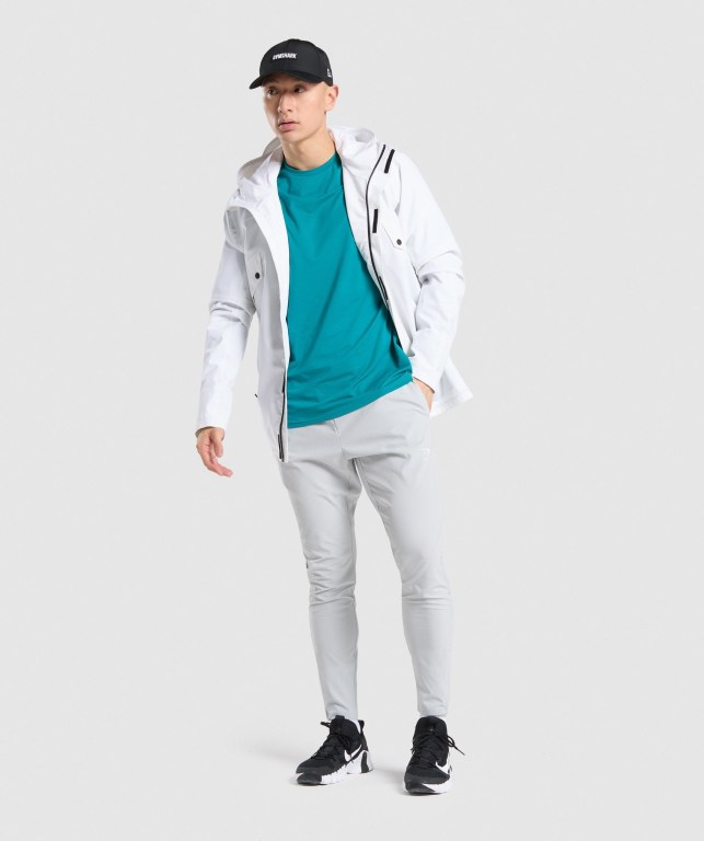 Pantalones Jogger Gymshark Arrival Woven Hombre Grises Claro | xLgvXiRqF4j