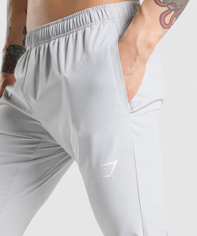 Pantalones Jogger Gymshark Arrival Woven Hombre Grises Claro | xLgvXiRqF4j