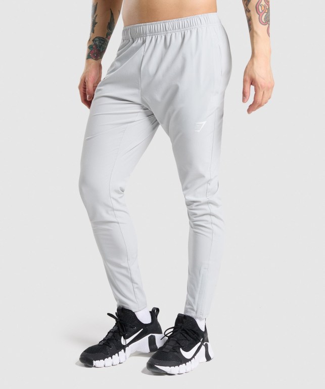 Pantalones Jogger Gymshark Arrival Woven Hombre Grises Claro | xLgvXiRqF4j