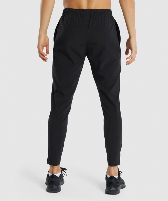 Pantalones Jogger Gymshark Arrival Woven Hombre Negros | xW9AbJauHJf